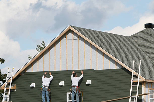 Professional Siding Contractor technician working in Leck Kill, PA